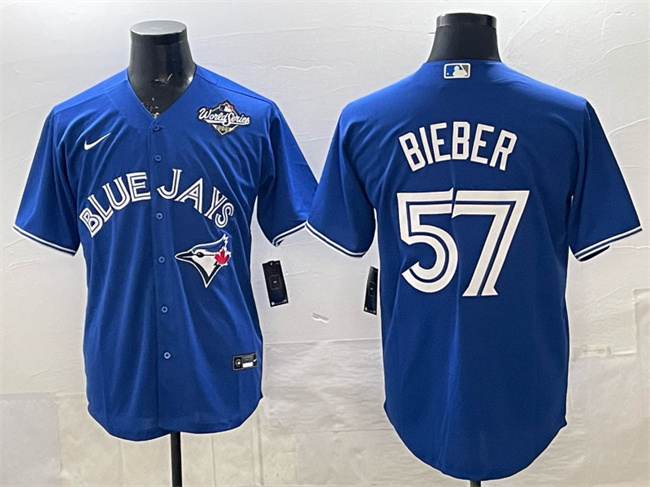 Men's Toronto Blue Jays Custom Royal 2025 World Series Cool Base Stitched Baseball Jersey